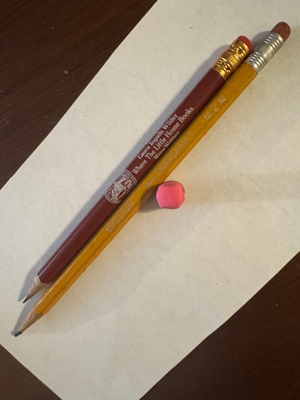 2 Collectable Pencils Laura Wilder Sundance #2 Blackfeet Writing Co.